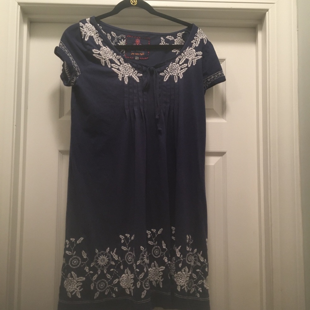 Johnny Was Embroidered Boho Dress